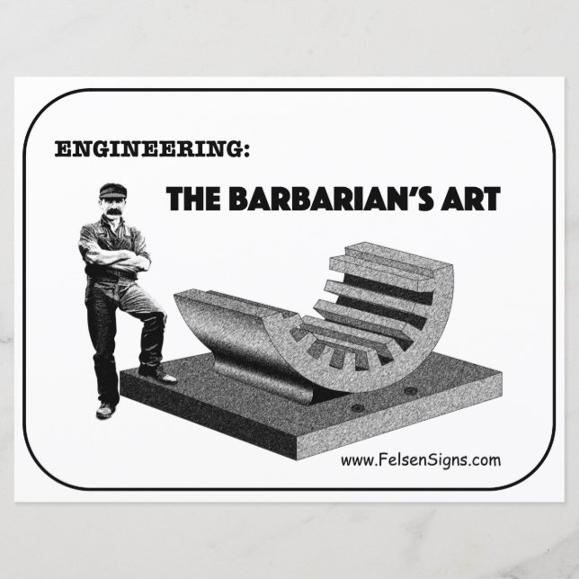 Poster - Barbariernas konst (Framsida)
