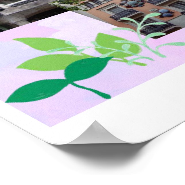 Póster Barcelona Poster (Hörn)