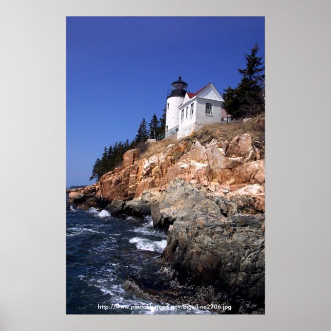 Poster/Bass Harbour Head Lighthouse Maine Poster (Framsidan)