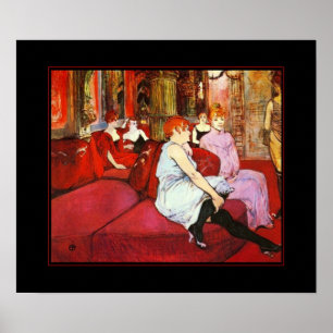 Poster Berömd Artists Henri de Toulouse Lautrec