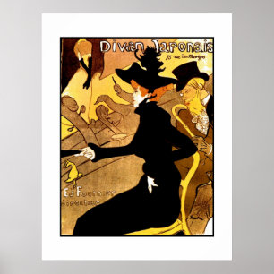 Poster Berömd Artists Henri de Toulouse Lautrec
