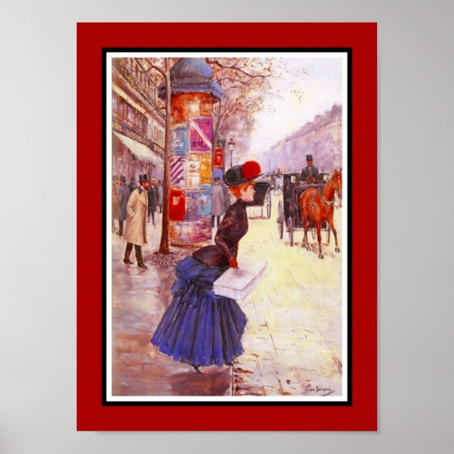 Poster Berömd Artists Jean Béraud (Framsidan)