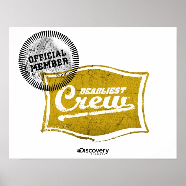 Poster besättningsmedlem för den senaste besättnin (Framsidan)