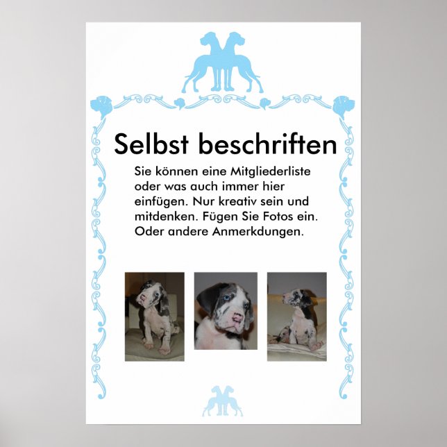 Poster Beschriftet (Framsidan)