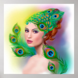 poster BeSnyval Mode vår Peacock