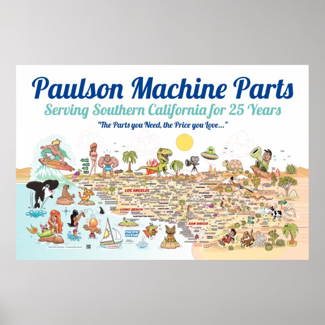 Poster betjäning av SoCal-Anpassningsbar (Framsidan)