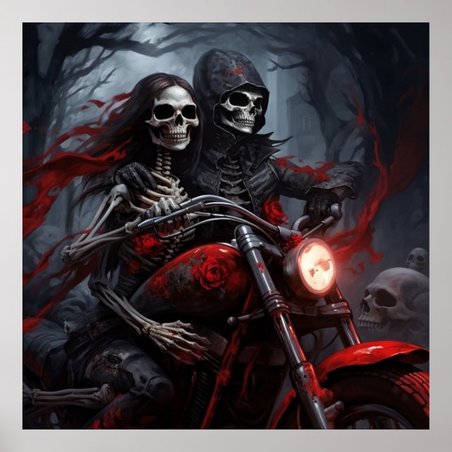 Poster Biker au Charme Rebelle (Framsidan)