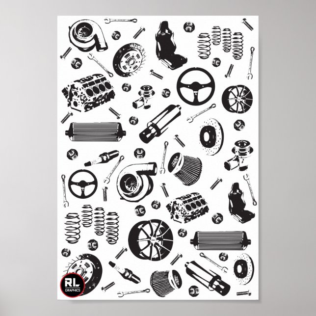 Poster bildelar (Framsidan)