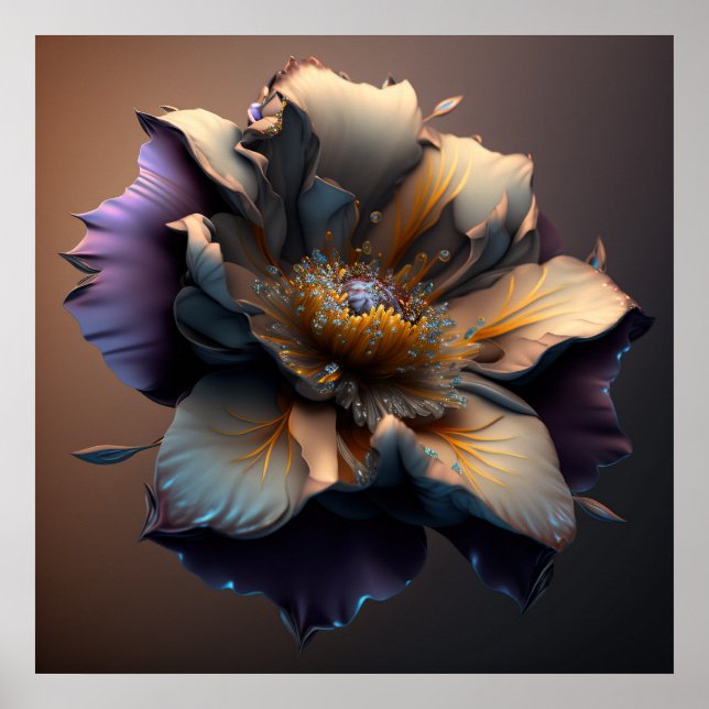 Poster blomma (Framsidan)
