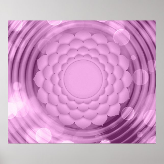 Poster blomma Abstrakt (Framsidan)