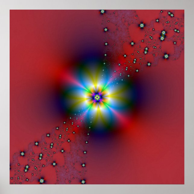 Poster blommigt Spray (Framsidan)