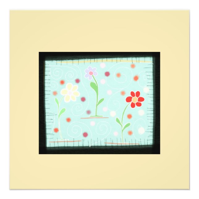 Poster blommor (Framsidan)