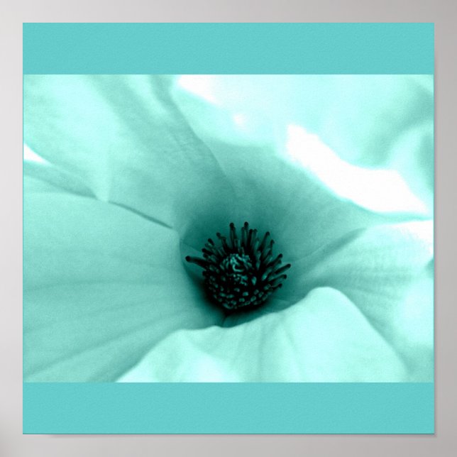 Poster-blommor-målade blommor 4 poster (Framsidan)