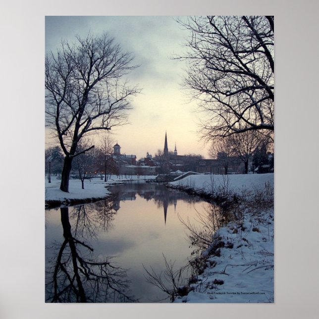 Poster - Blue Frederick Sunrise (Framsidan)