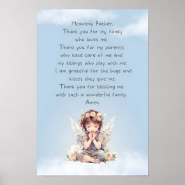 Poster Blue Tack Child Prayer
