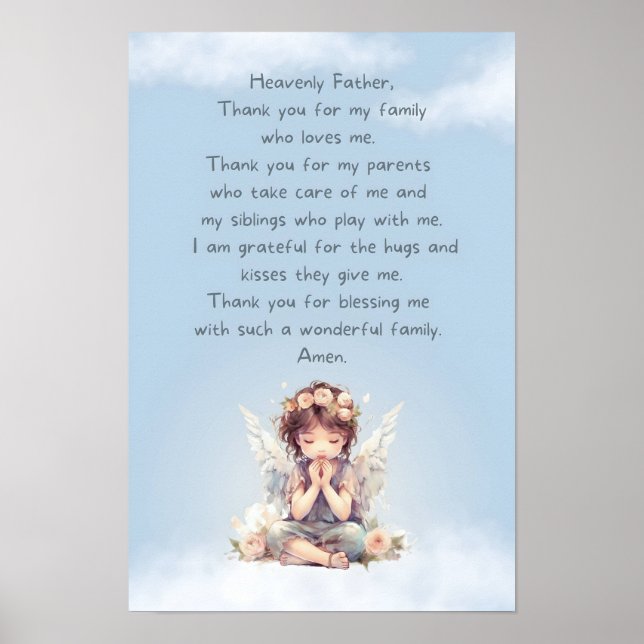 Poster Blue Tack Child Prayer (Framsidan)