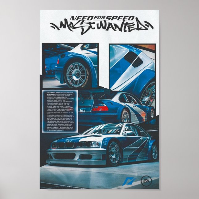 POSTER BMW (Framsidan)