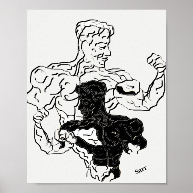 Poster: Body Builder Poster (Framsidan)