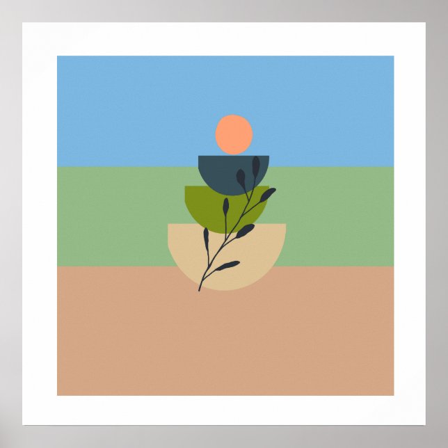 Poster "Boho Dreams" Poster - Fritt utspridd desig (Framsidan)