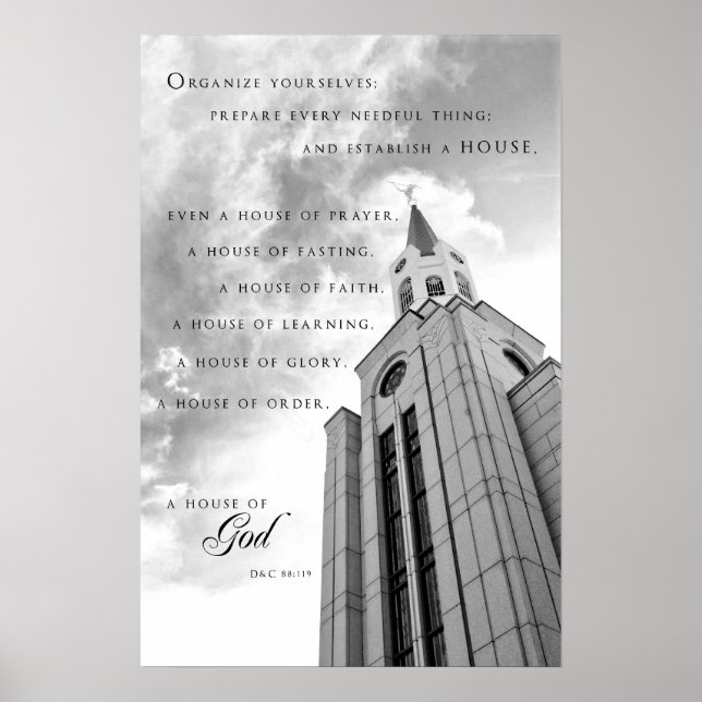 Poster - Boston Massachusetts LDS Temple (Framsidan)