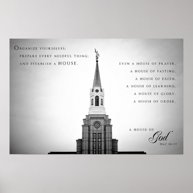 Poster - Boston Massachusetts LDS Temple 2 (Framsidan)