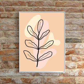 Poster BOTANISK ABSTRAKT