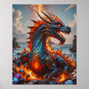 Poster branddrake