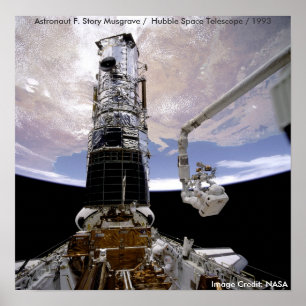 Poster / bubbla / Endeavor / Astronaut Musgrave