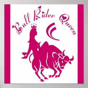 Poster BULL RIDER QUEEN