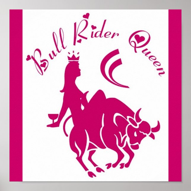 Poster BULL RIDER QUEEN (Framsidan)