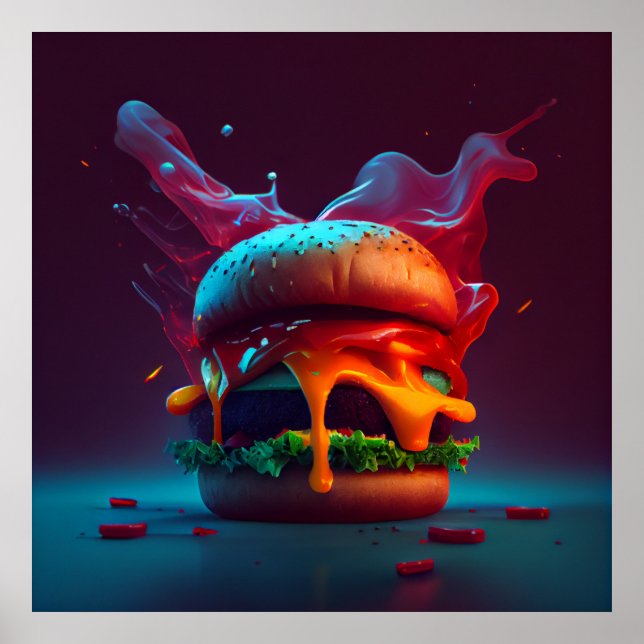 Poster Burger (Framsidan)