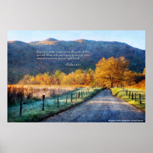 Poster - Cades Cove - Väg of Life