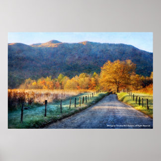 Poster - Cades Cove - Väg of Life - No Verse
