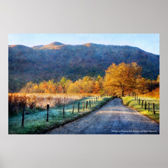 Poster - Cades Cove - Väg of Life - No Verse (Framsidan)