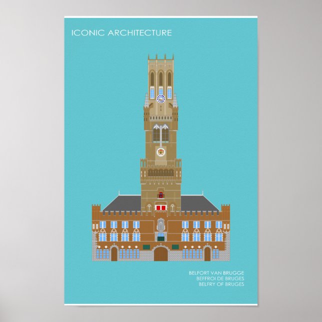 Póster Campanario de Brujas/Belfry of Bruges Poster (Framsidan)