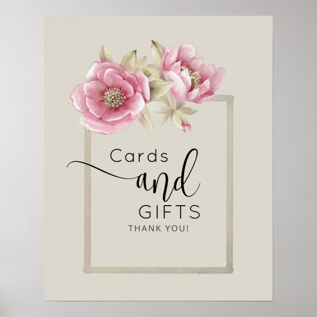 Poster Cards and Gifts for bridal showers.  (Framsidan)