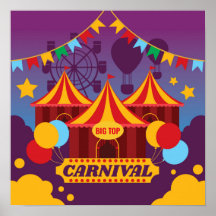 Poster - Carnival Big Top Tält