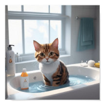 poster Cats ultimate Bathtub-upplevelse