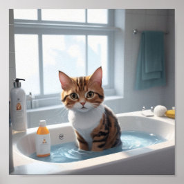 poster Cats ultimate Bathtub-upplevelse