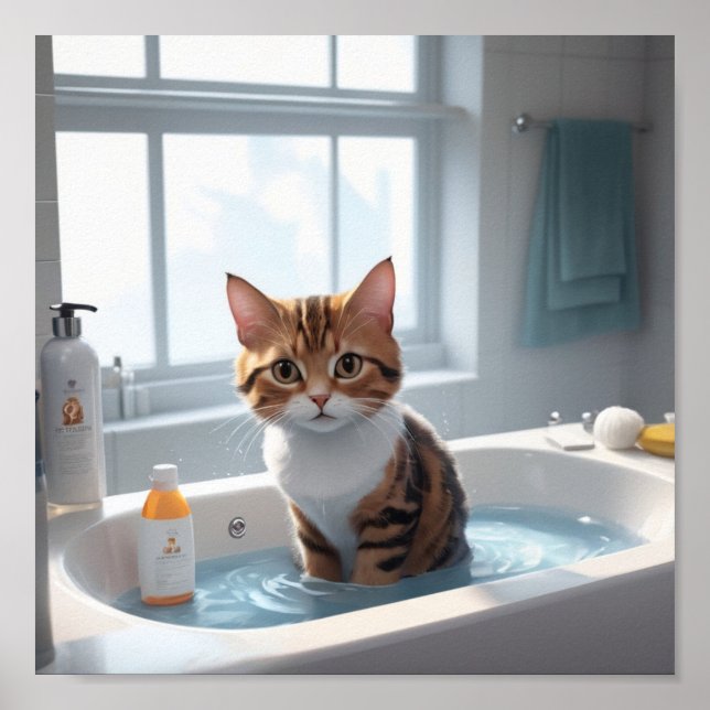 poster Cats ultimate Bathtub-upplevelse (Framsidan)