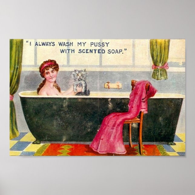 Poster - centrerad tvål (Framsidan)