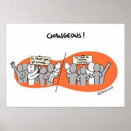 Poster "Changeons par l'Exemple!"