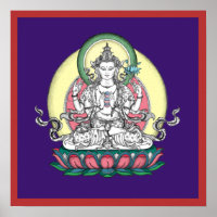 POSTER Chenrezig/Avalokiteshvara - från $14,25