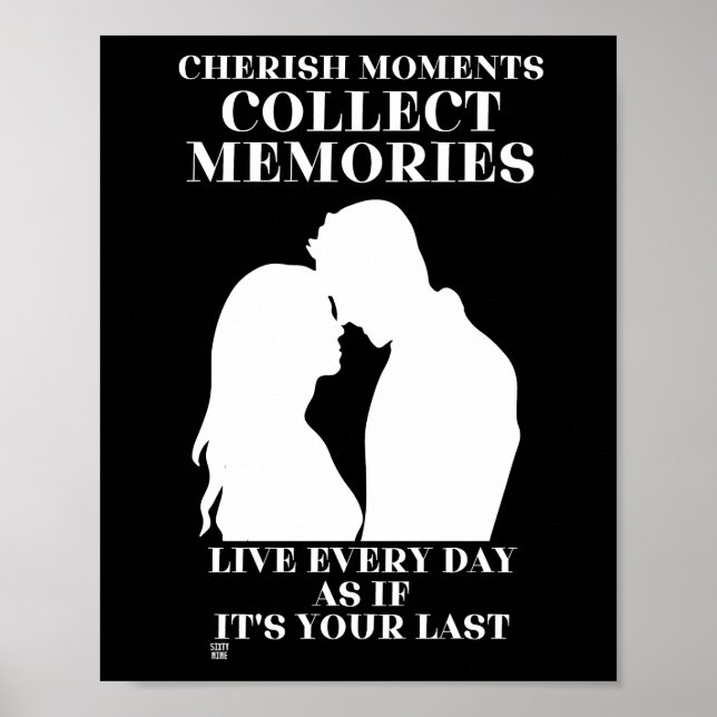 poster "CHERISH MOMENTS..." (Framsidan)