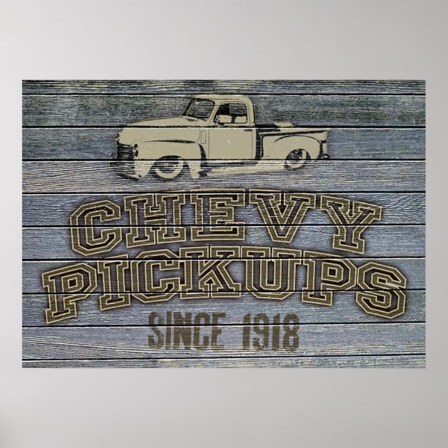 Poster Chevy Pickups (Framsidan)