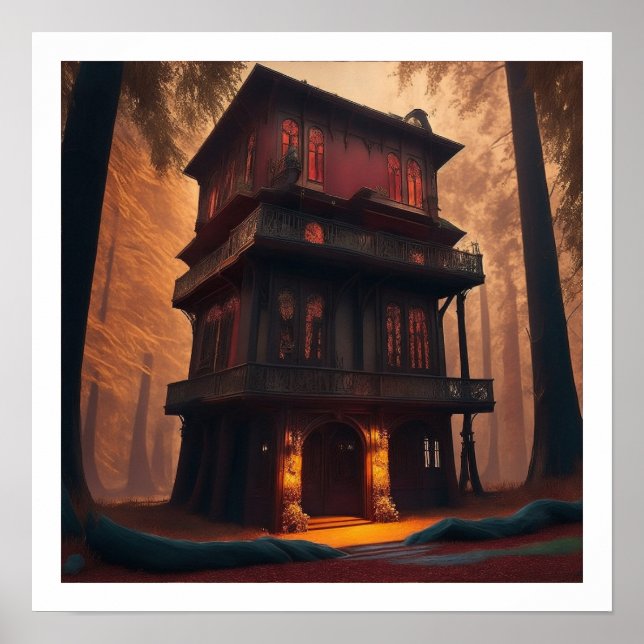 Poster Chinese maison illustration Matt  (Framsidan)