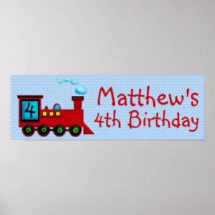 Poster Choo Tåg Banner