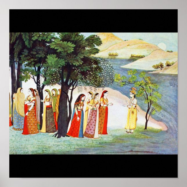 Poster Classic Art-Indischer Maler 8 (Framsidan)