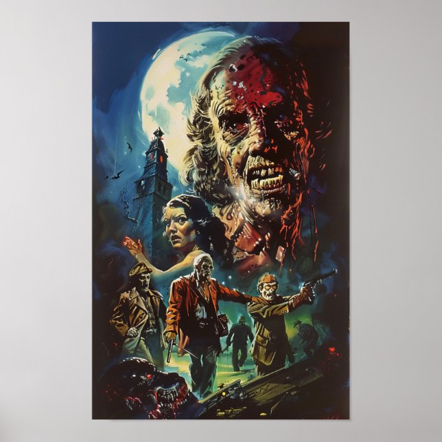 Poster Classic Hammer Horror Films Movie (Framsidan)