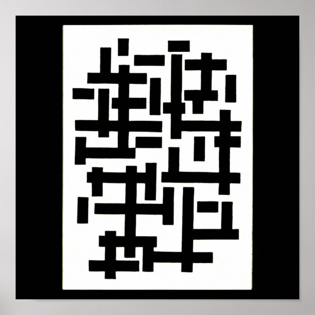 Poster-Classic Vintage-Theo Van Doesburg 12 Poster (Framsidan)